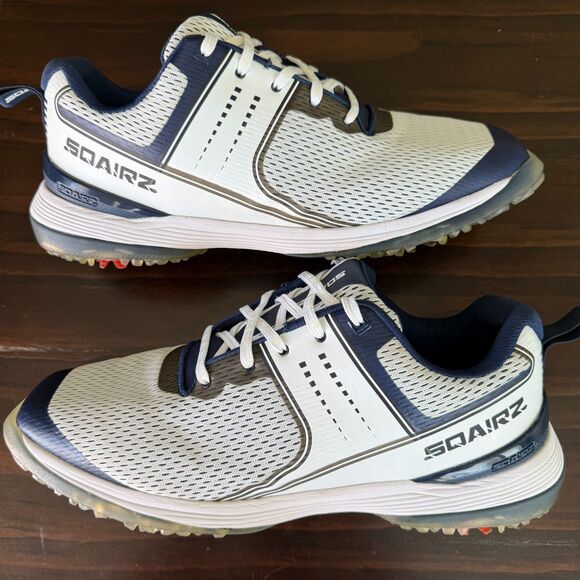 Other - `Size 12 - Sqairz Speed Mesh Men's Golf Shoes - Blue & White-
